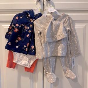 Carter’s 3 piece outfits (2) - size 3 months